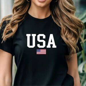 USA Tee (Color: Black/New)
